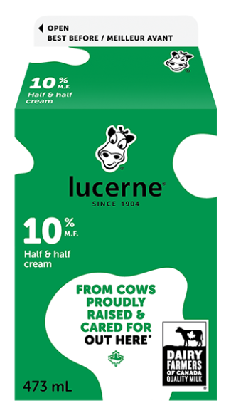 Lucerne 10% Half & Half Cream 473 Milliliters