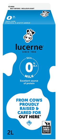 Lucerne 0% Skim Milk 2 Liters