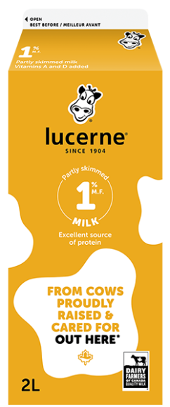 Lucerne 1% Partly Skimmed Milk