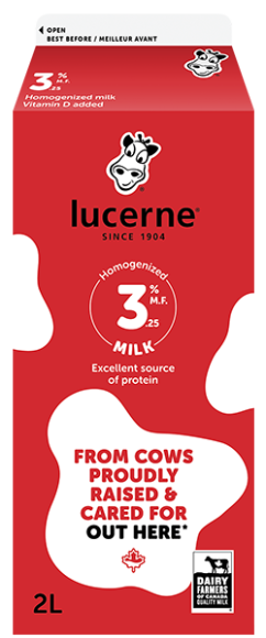 Lucerne 3.25% Homogenized Milk 2 Liters
