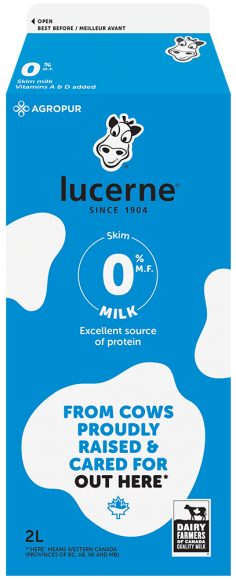 Lucerne 0% Skim Milk 2 Liters