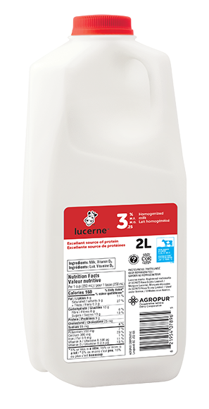 Lucerne 3.25% Homogenized Milk 2 Liters Jug