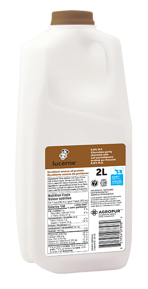 Lucerne Partly Skimmed Chocolate Milk 2 Liters Jug