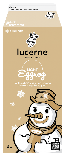 Lucerne Light Eggnog 2 Liters