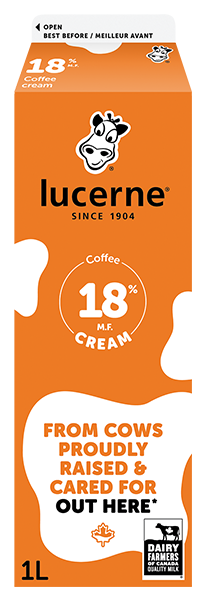 Lucerne 18% Coffee Cream 1 Liter