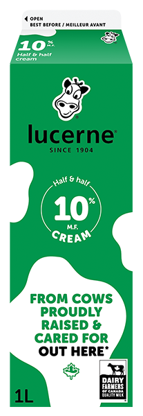 Lucerne 10% Half & Half Cream 1 Liter