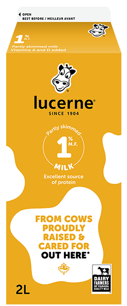 Lucerne 1% Partly Skimmed Milk 2 Liters