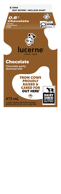 Lucerne 1% Partly Skimmed Chocolate Milk 473 Milliliters